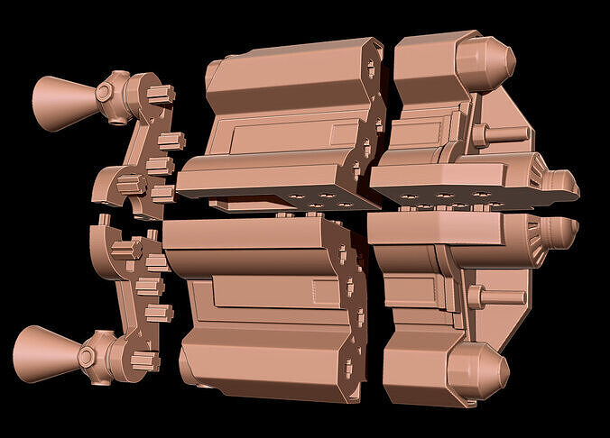 MANDALORIAN JETPACK - Cosplay Armor - Fan Art 3D Print Model Low-poly 3D print model