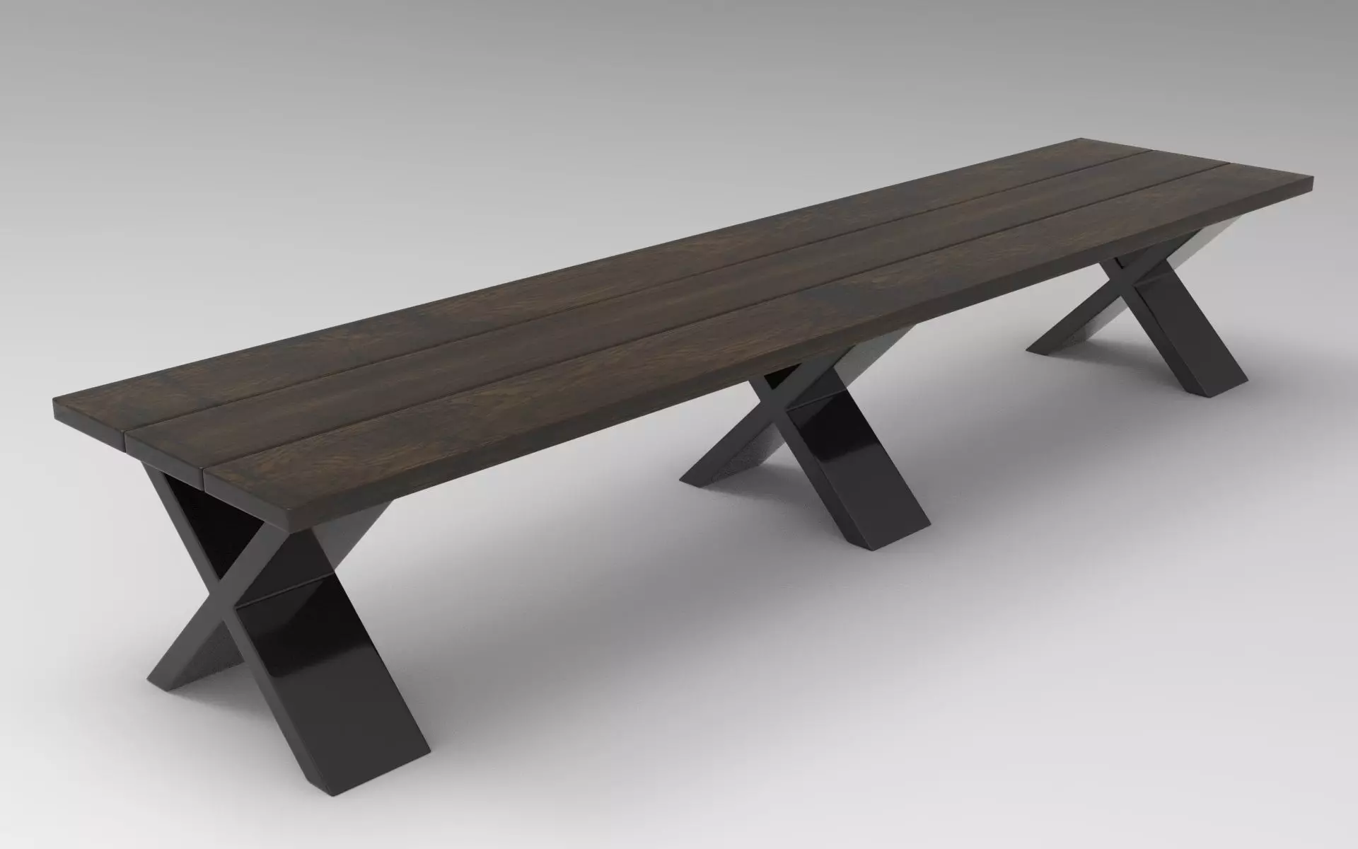 Need Bench Low-poly 3D model_0