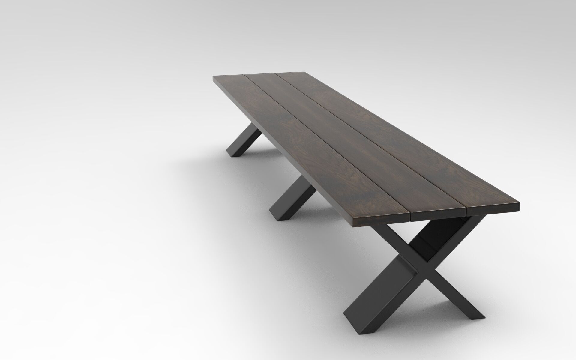 Need Bench Low-poly 3D model_2