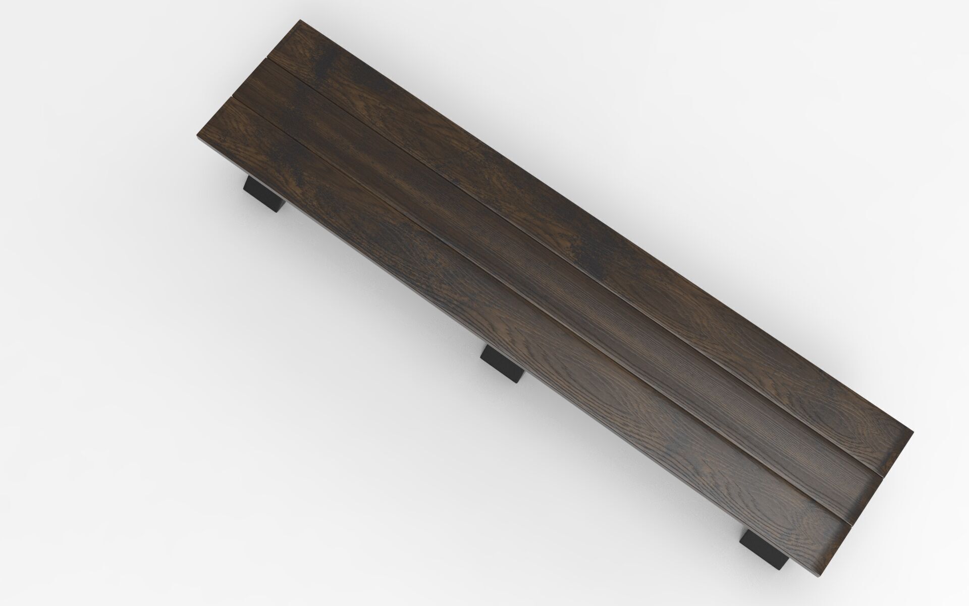 Need Bench Low-poly 3D model_1