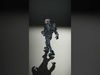 Futuristic Cyber Soldier Rigged and Animated D Character Model Low-poly 3D model_2