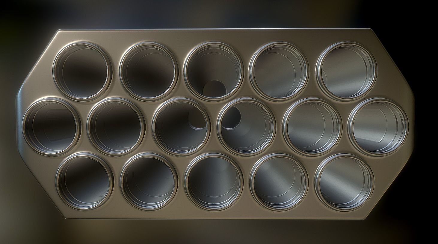 Anti Air Rocket Battery High Poly 3D model_9