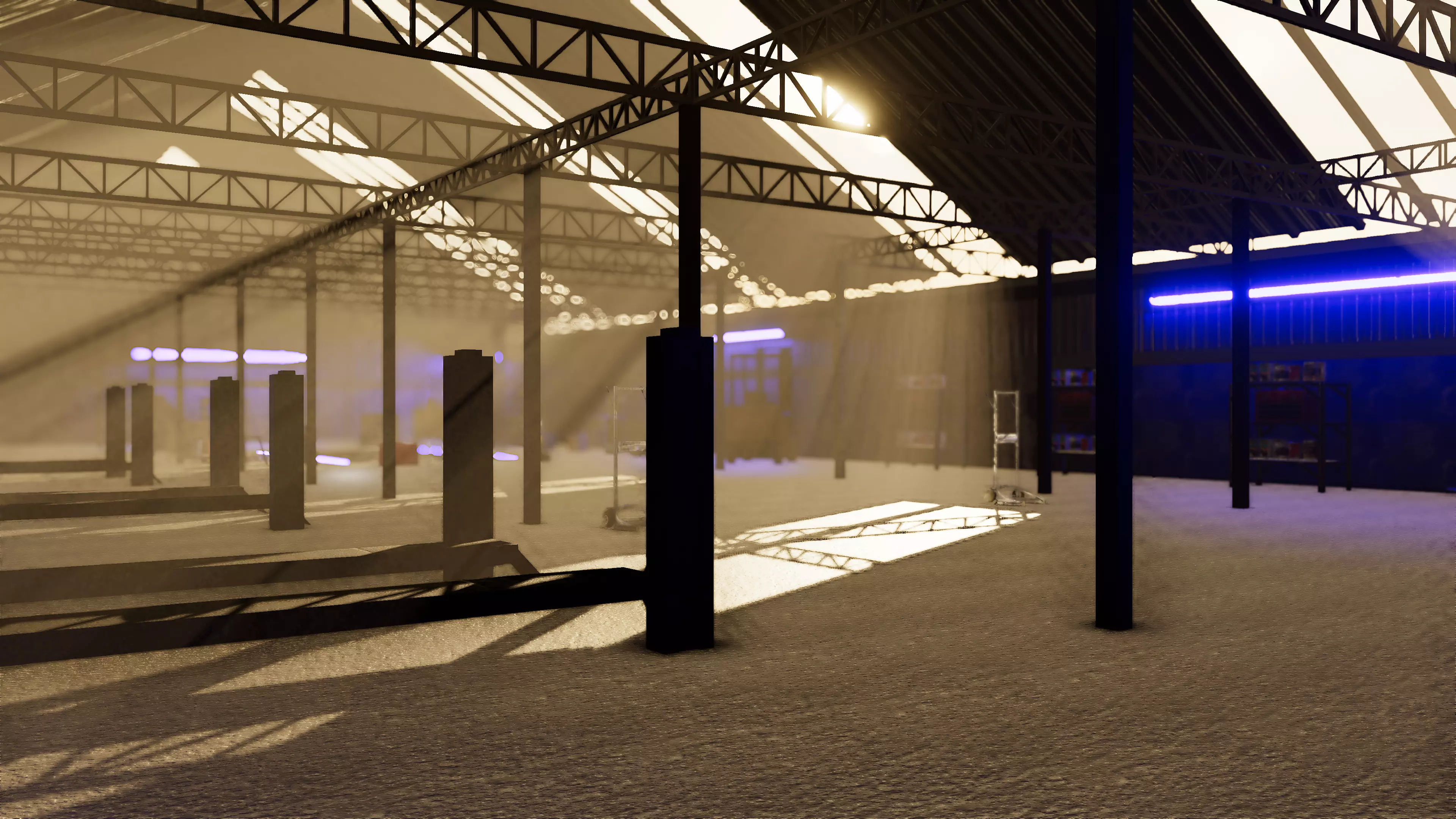 AAA Racing Garage Asset Pack 3D model_0