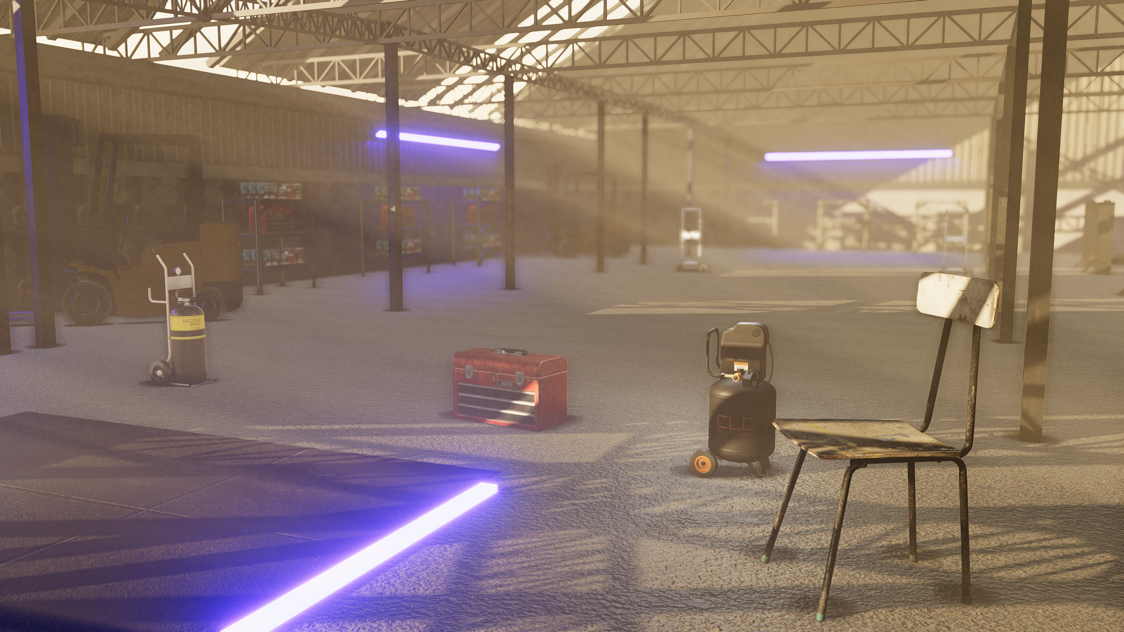 AAA Racing Garage Asset Pack 3D model_4