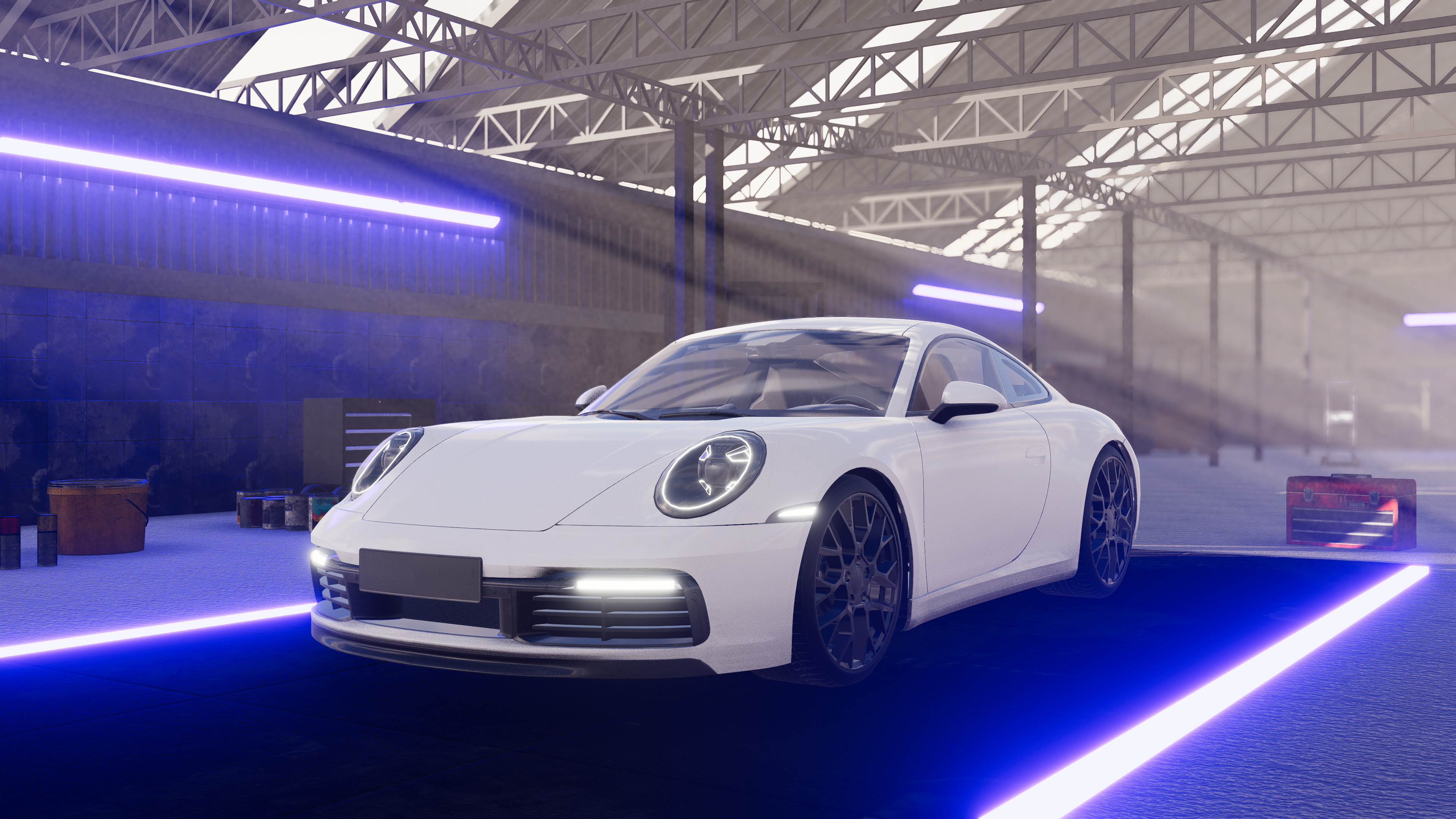 AAA Racing Garage Asset Pack 3D model_2