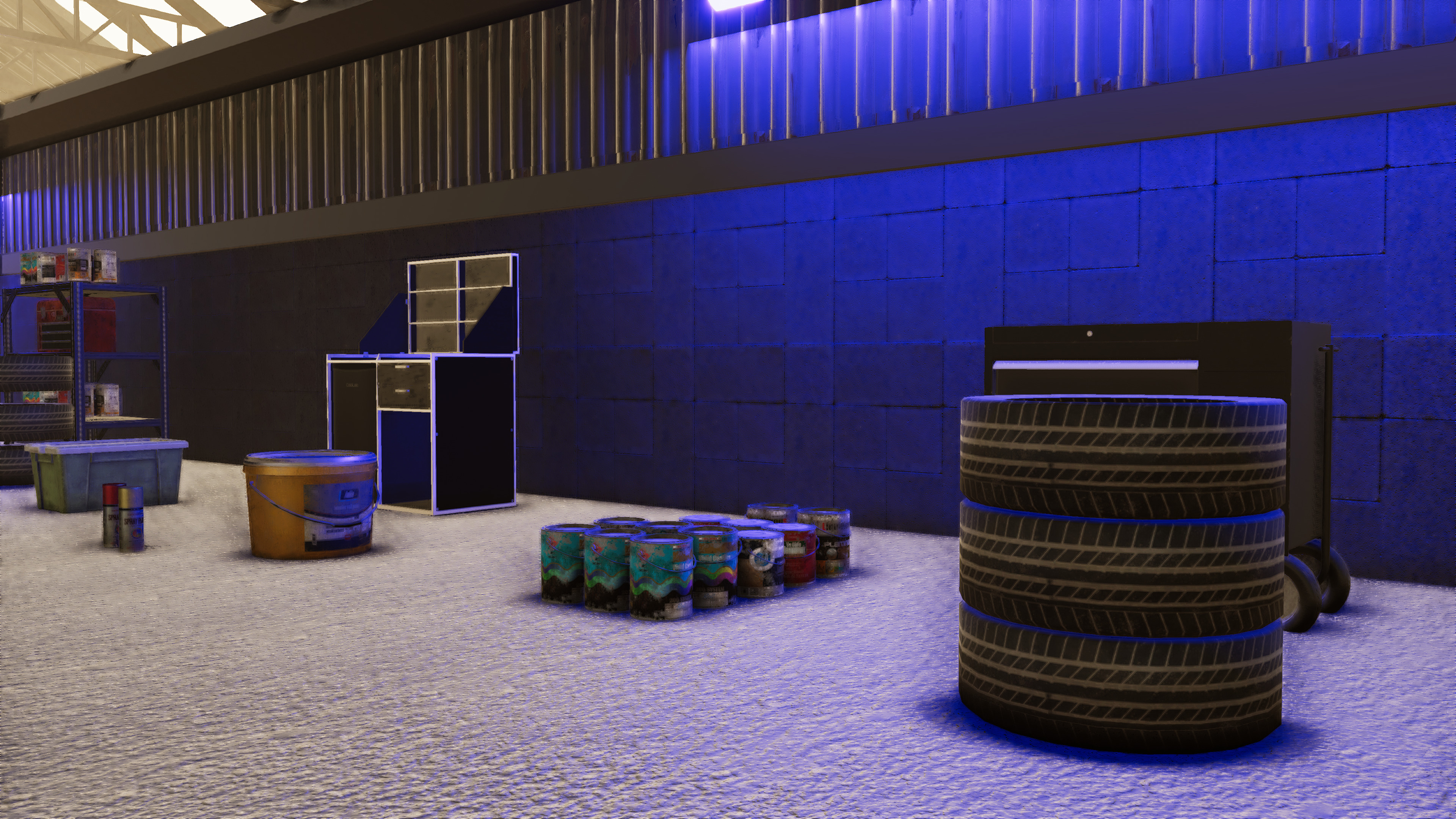 AAA Racing Garage Asset Pack 3D model_5