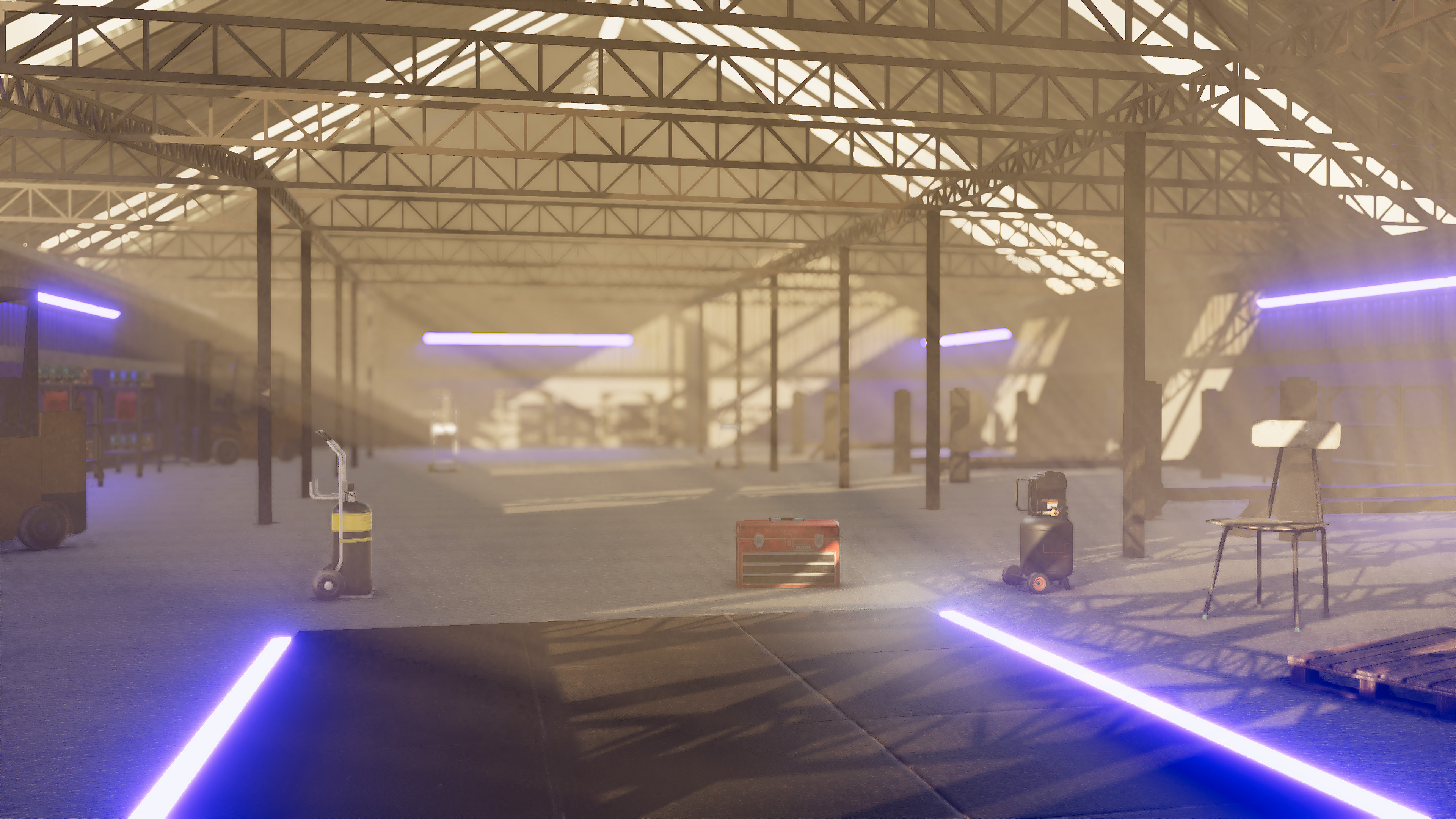 AAA Racing Garage Asset Pack 3D model_1