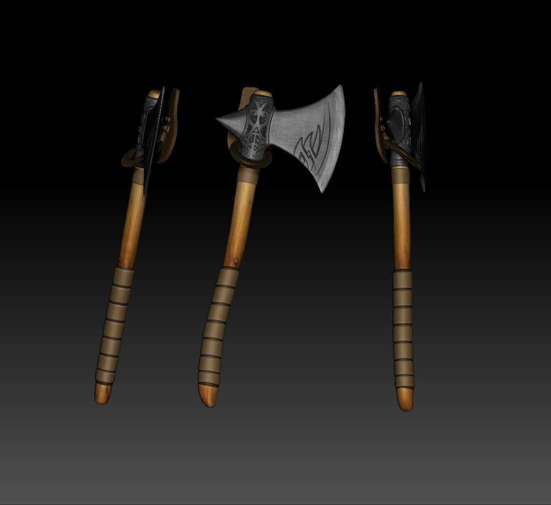 High Poly Armored Warrior 3D model_9