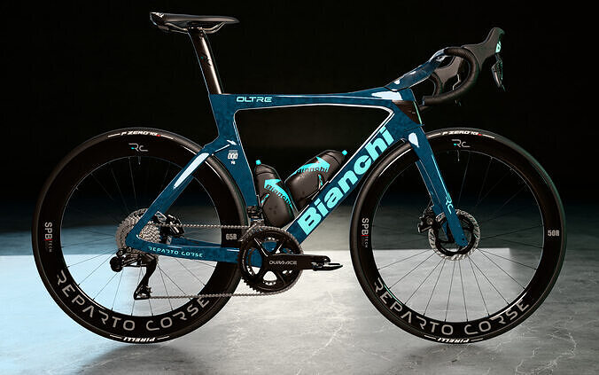 Bianchi Oltre RC with 140th anniversary livery  3D model