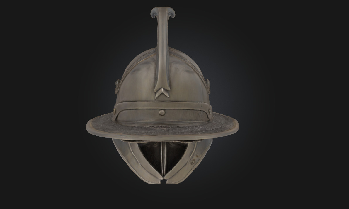 Gladiators Helm Ancient Combat Helmet Model 3D model_3