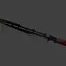 Red Guardian Fantasy Sword Free 3D model