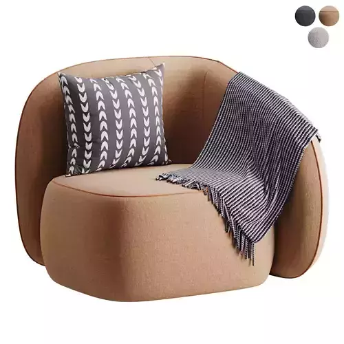 Chair San Marino Right 3D model