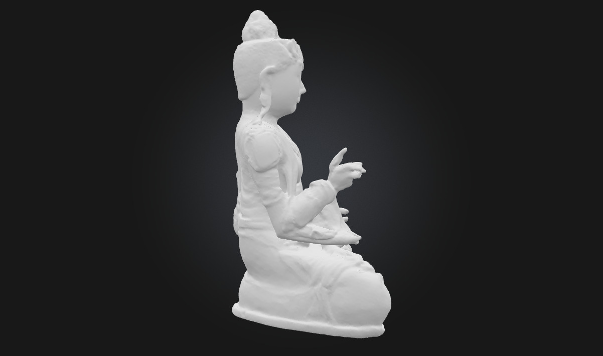 Serene Reflection Peaceful Character Model 3D model_8