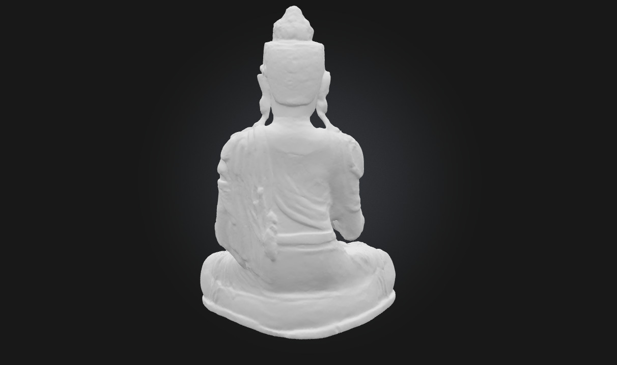 Serene Reflection Peaceful Character Model 3D model_7