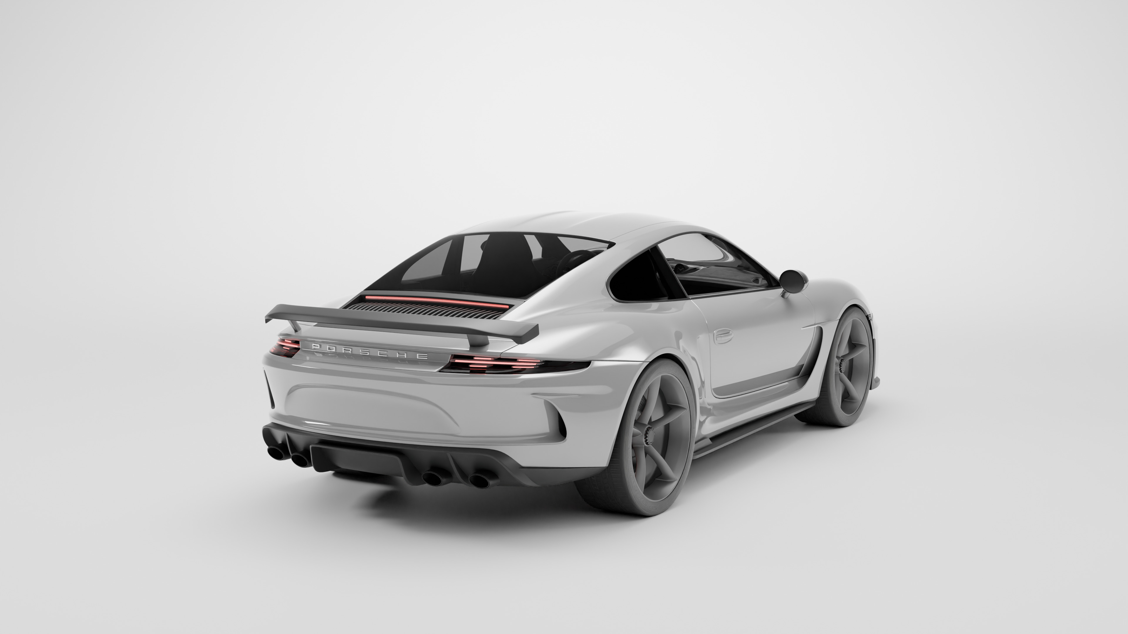 Car Porsche 911 GT 3D model_4