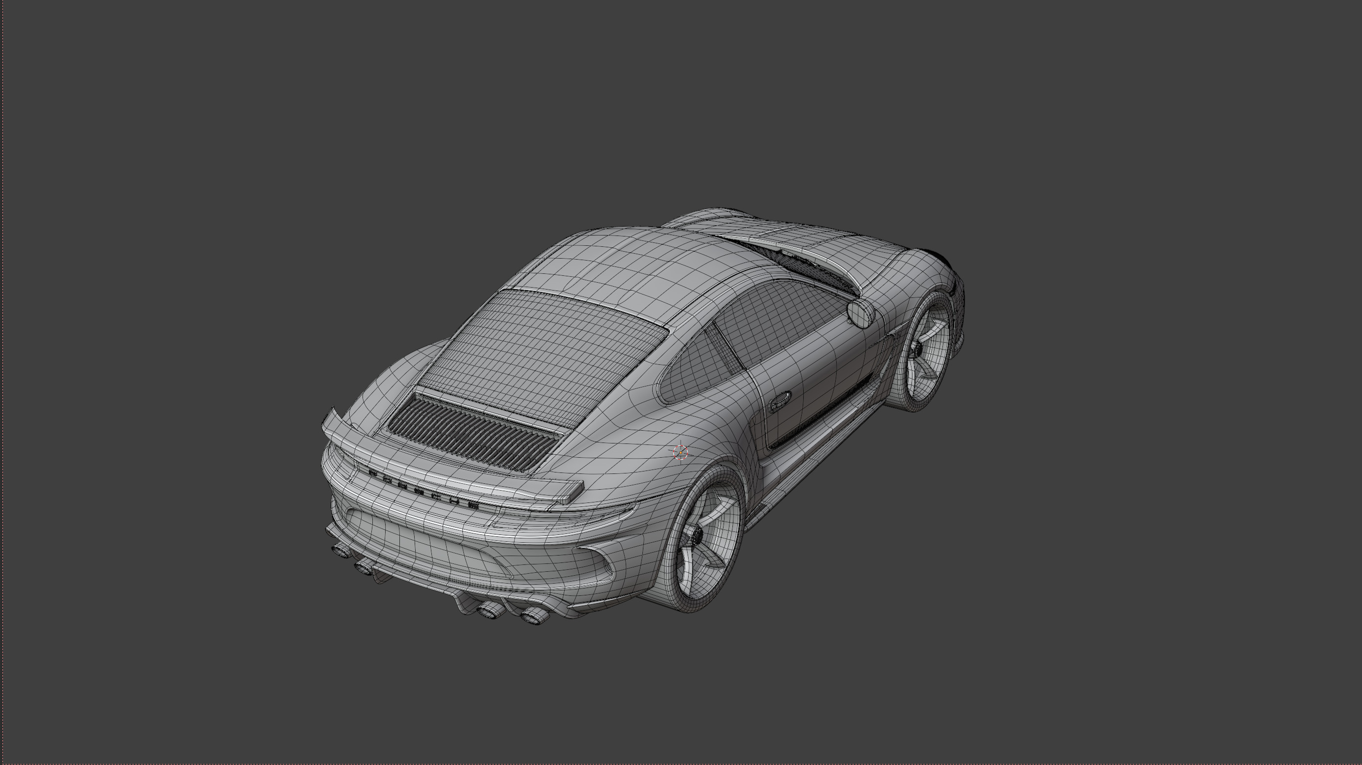 Car Porsche 911 GT 3D model_14
