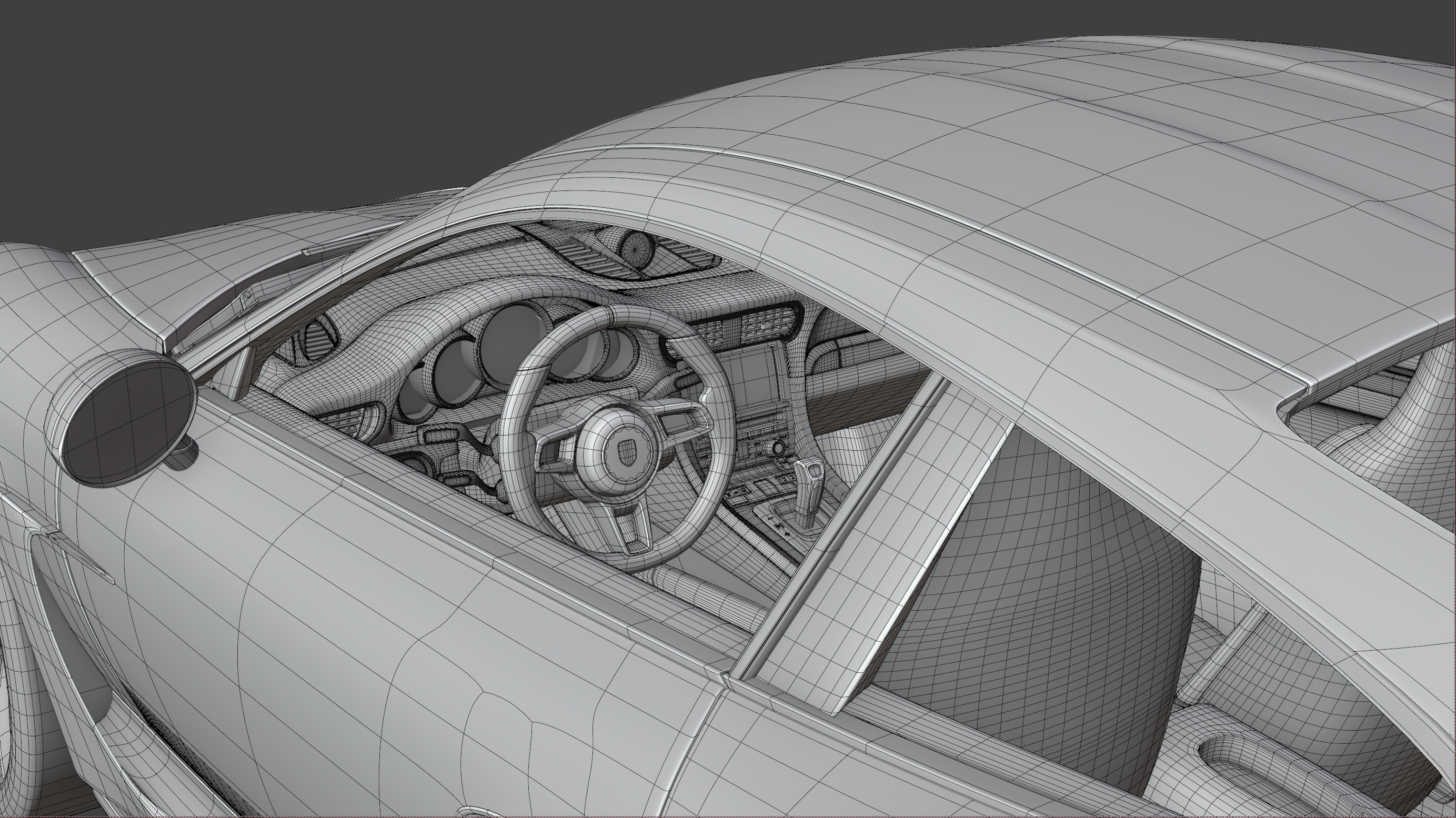 Car Porsche 911 GT 3D model_15