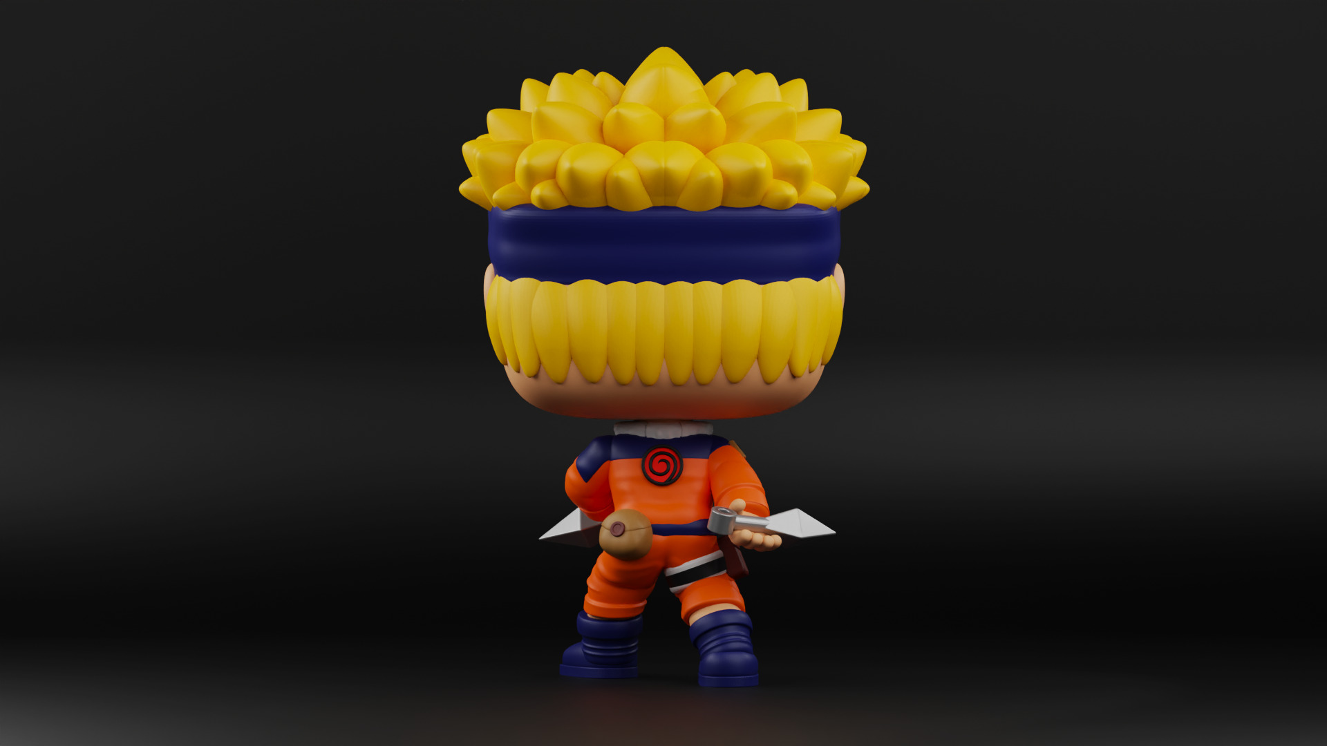 Naruto funko pop 3D print model_9