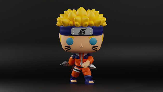 Naruto funko pop 3D print model