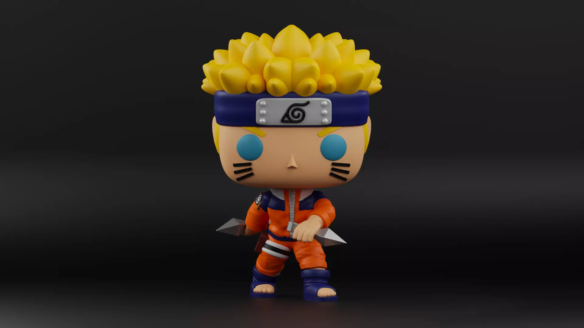Naruto funko pop 3D print model_0
