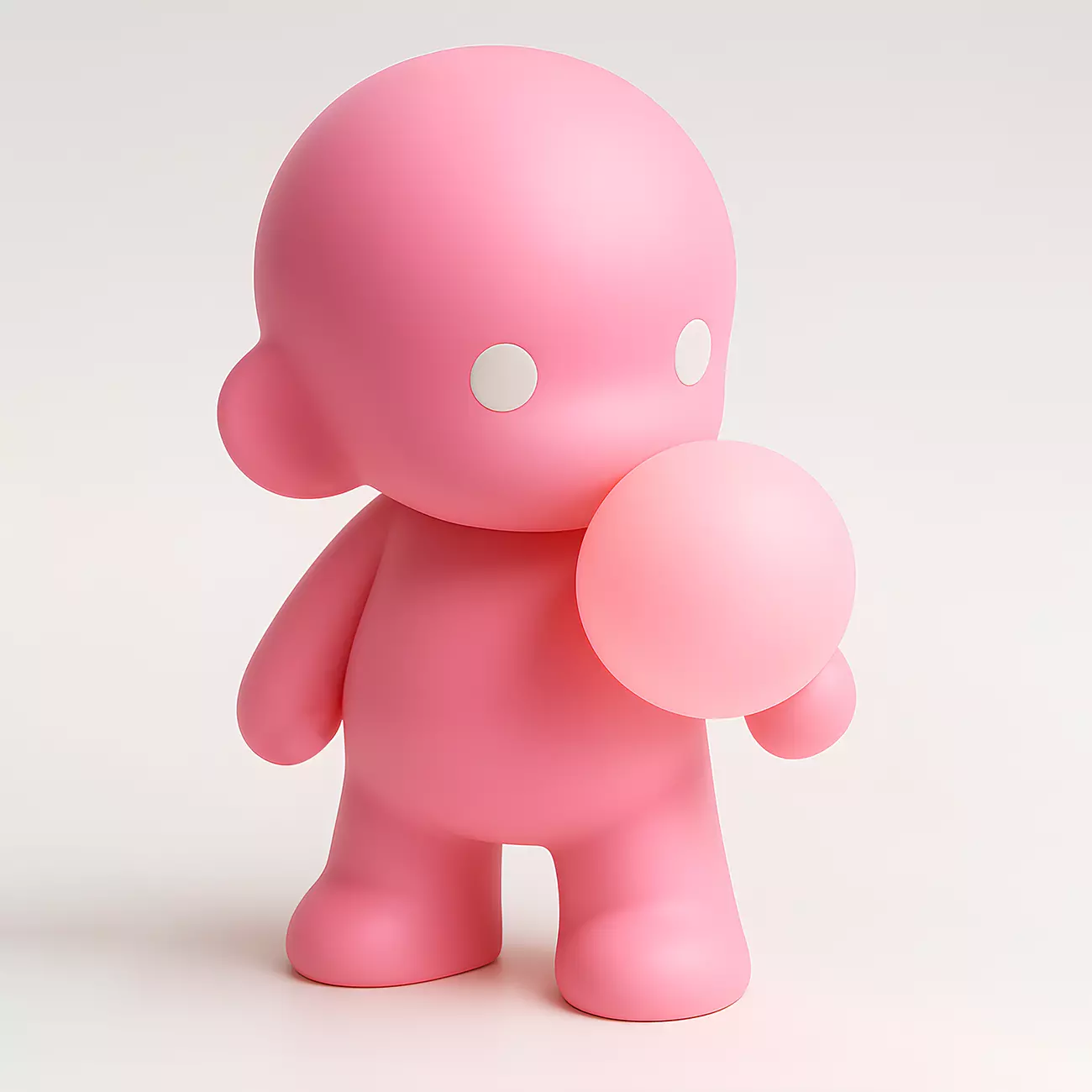 Pink Bubble Gum Candy Cloud toy 3D print model