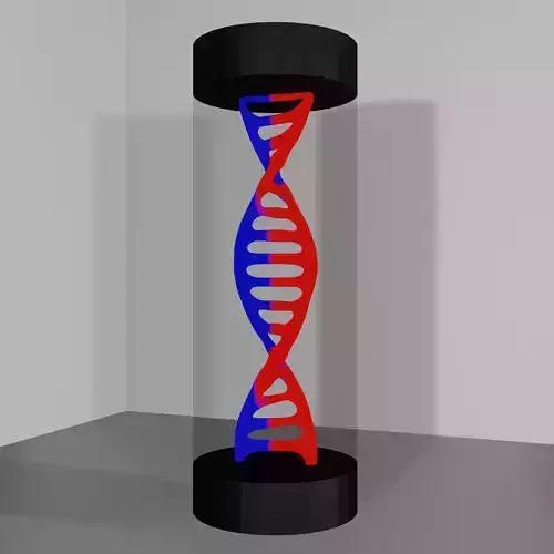 DNA Vial Sci-Fi Container