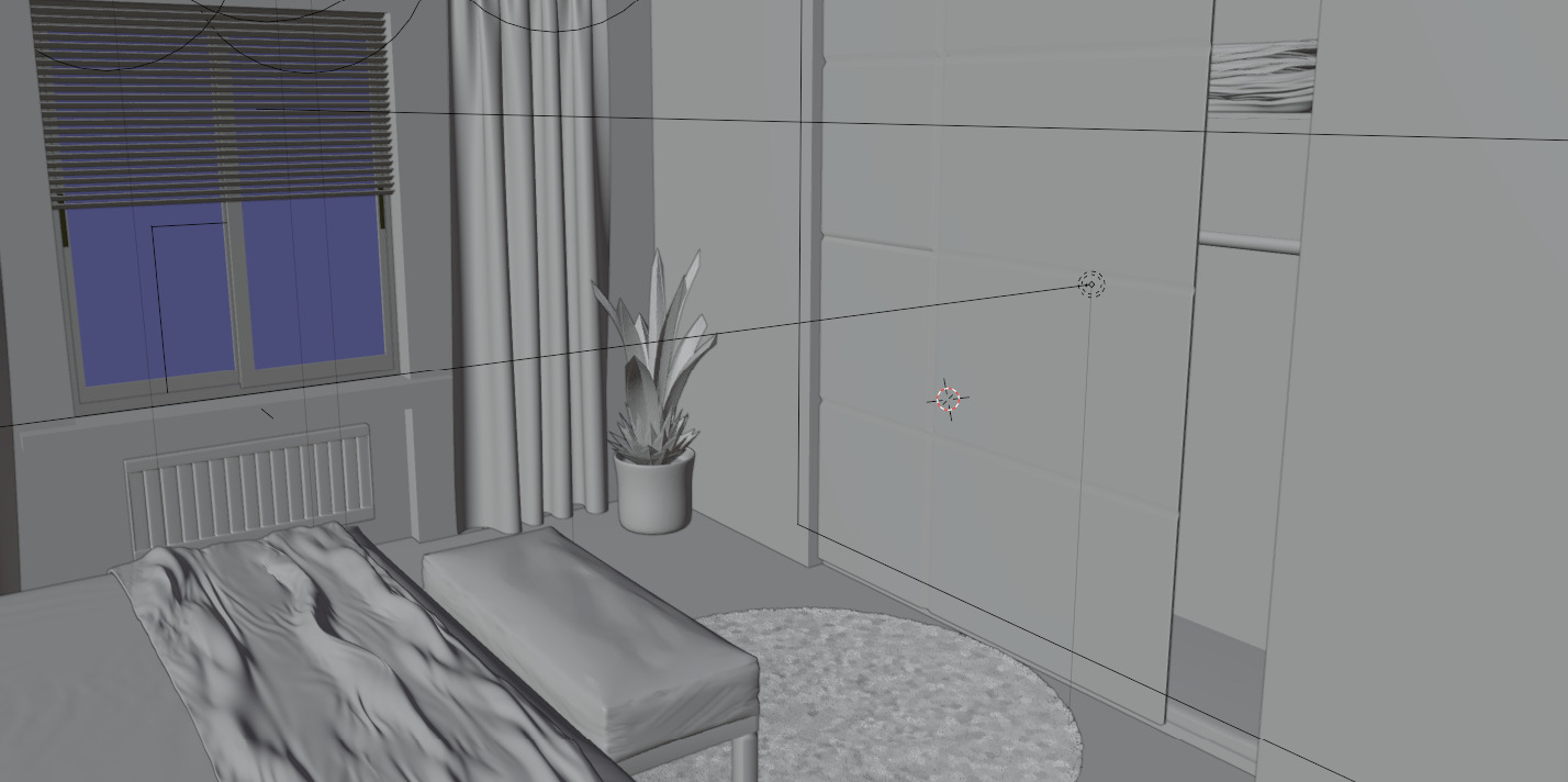 Bedroom Furniture Pack 01 3D model_5