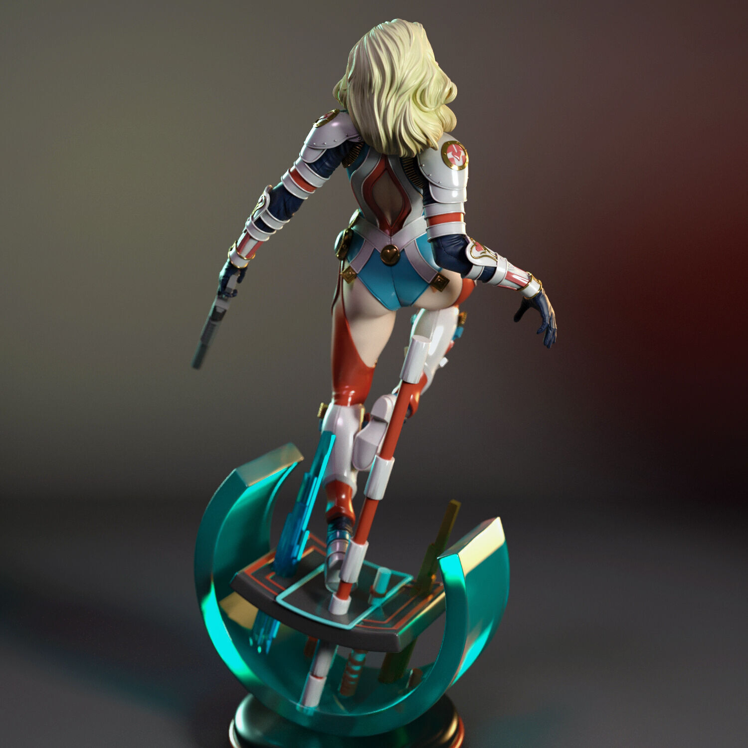Margot the laser gunner 3D print model_3