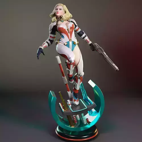 Margot the laser gunner 3D print model