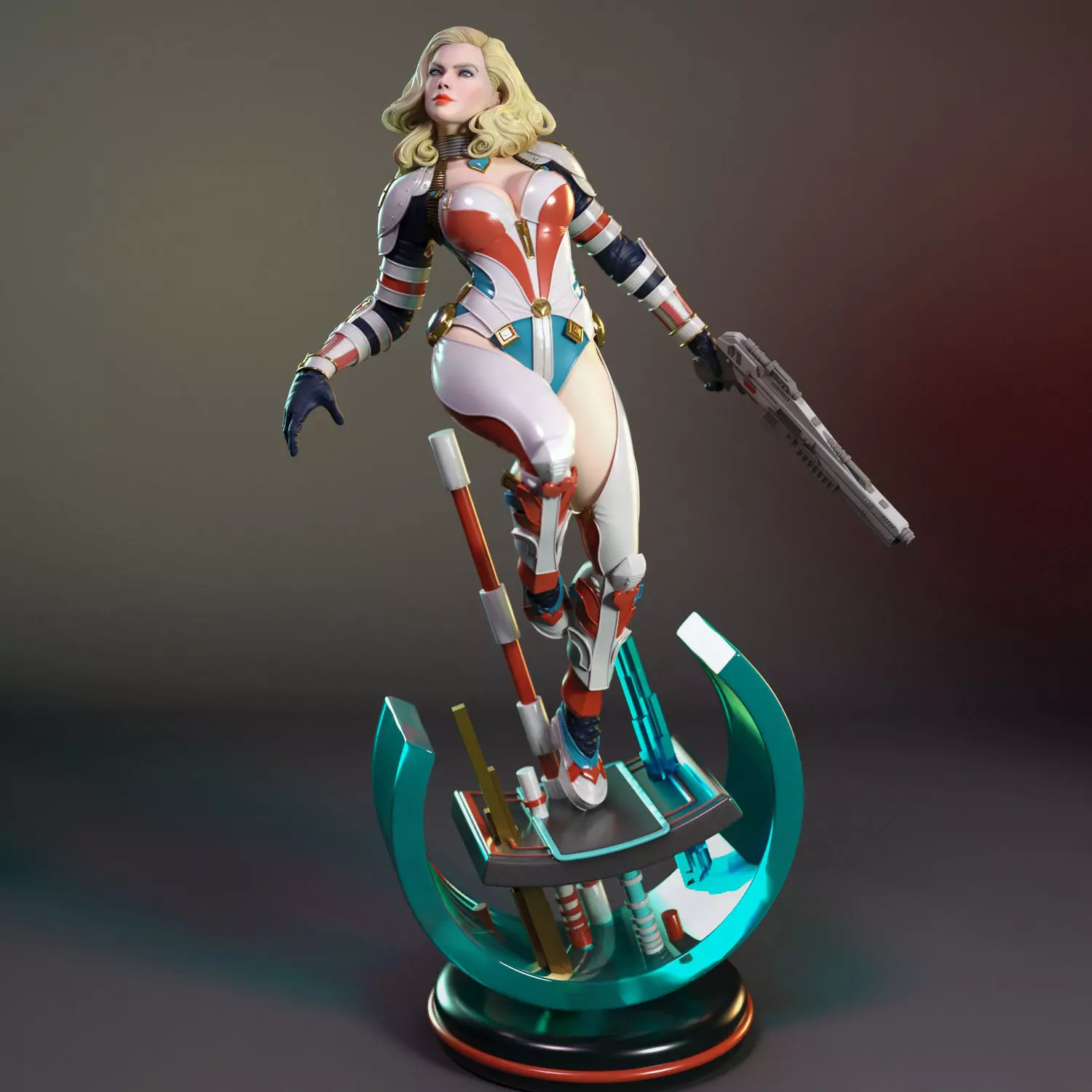 Margot the laser gunner 3D print model_0