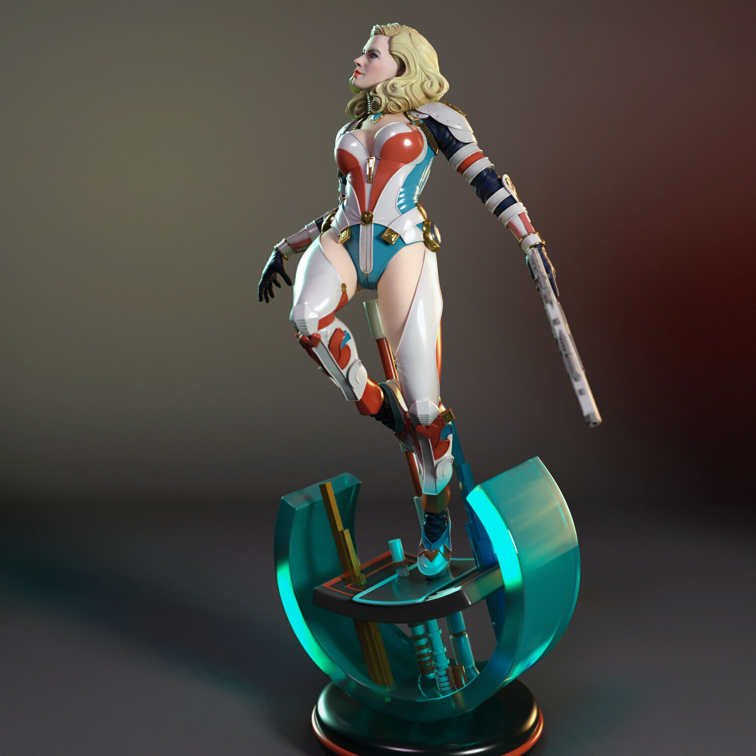 Margot the laser gunner 3D print model_6
