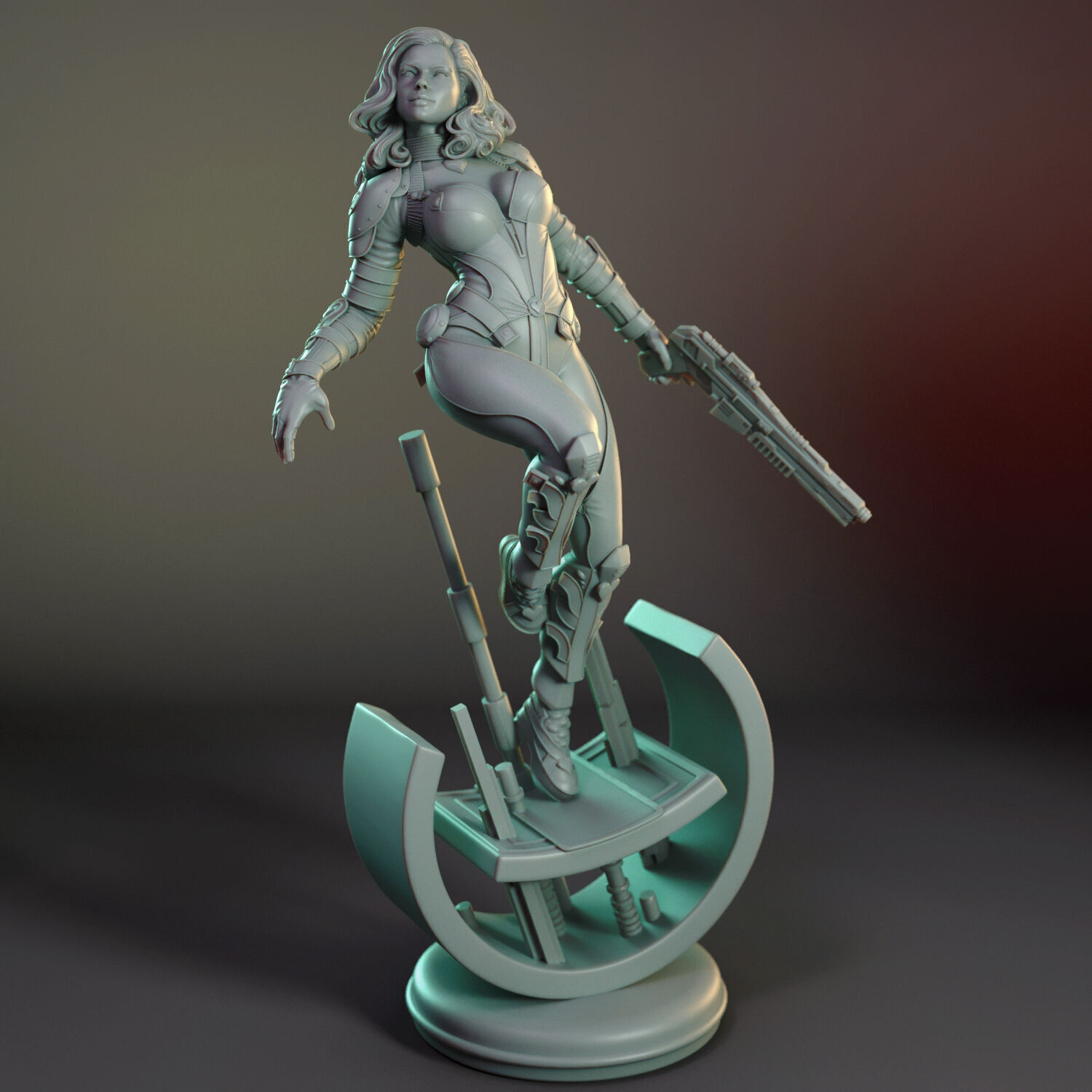 Margot the laser gunner 3D print model_10