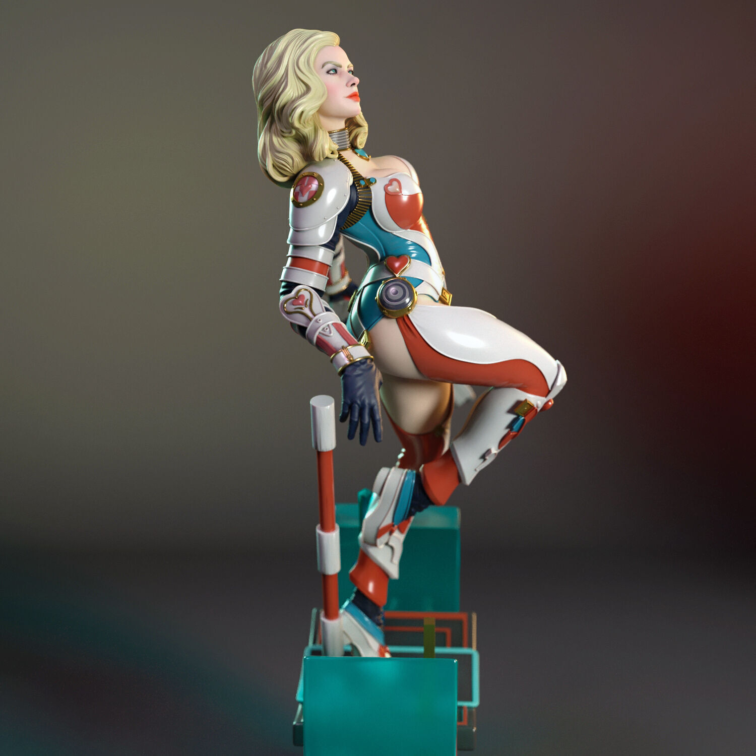 Margot the laser gunner 3D print model_2