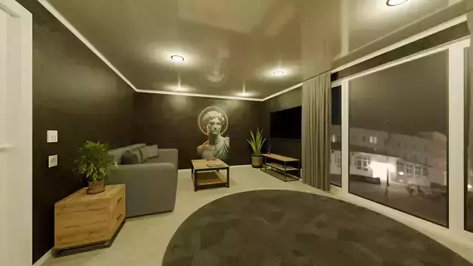 Ready-made project of an apartment in a minimalist style