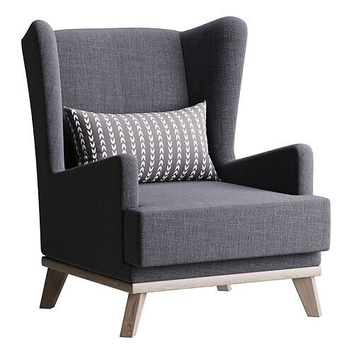 Hoff Ludwig Armchair 3D model 3