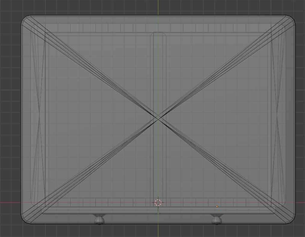 Stylized Drawer Low-poly 3D model_10