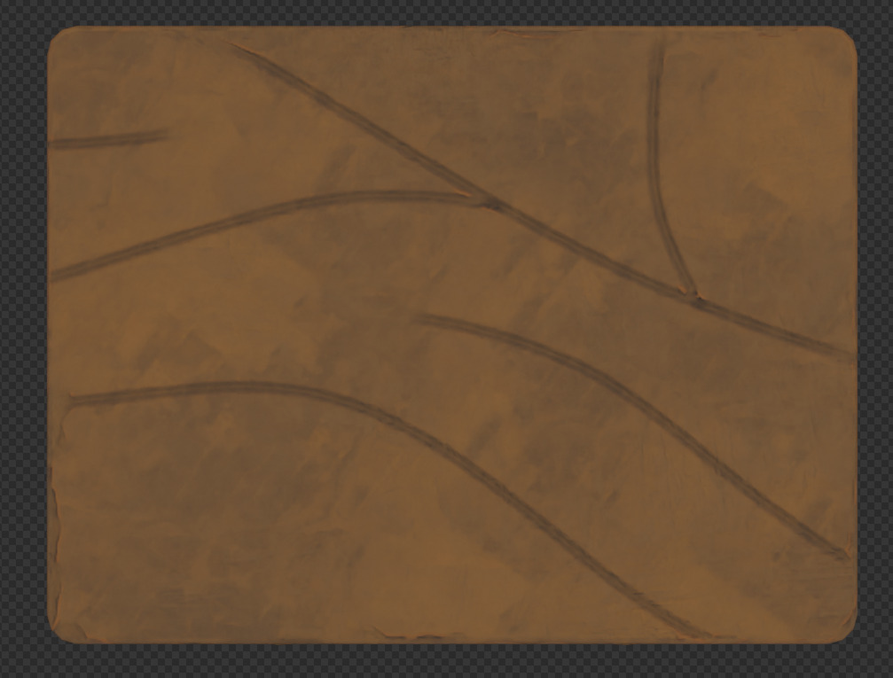 Stylized Drawer Low-poly 3D model_6