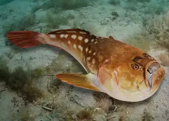 Stargazer Fish - Anglerfish Animated