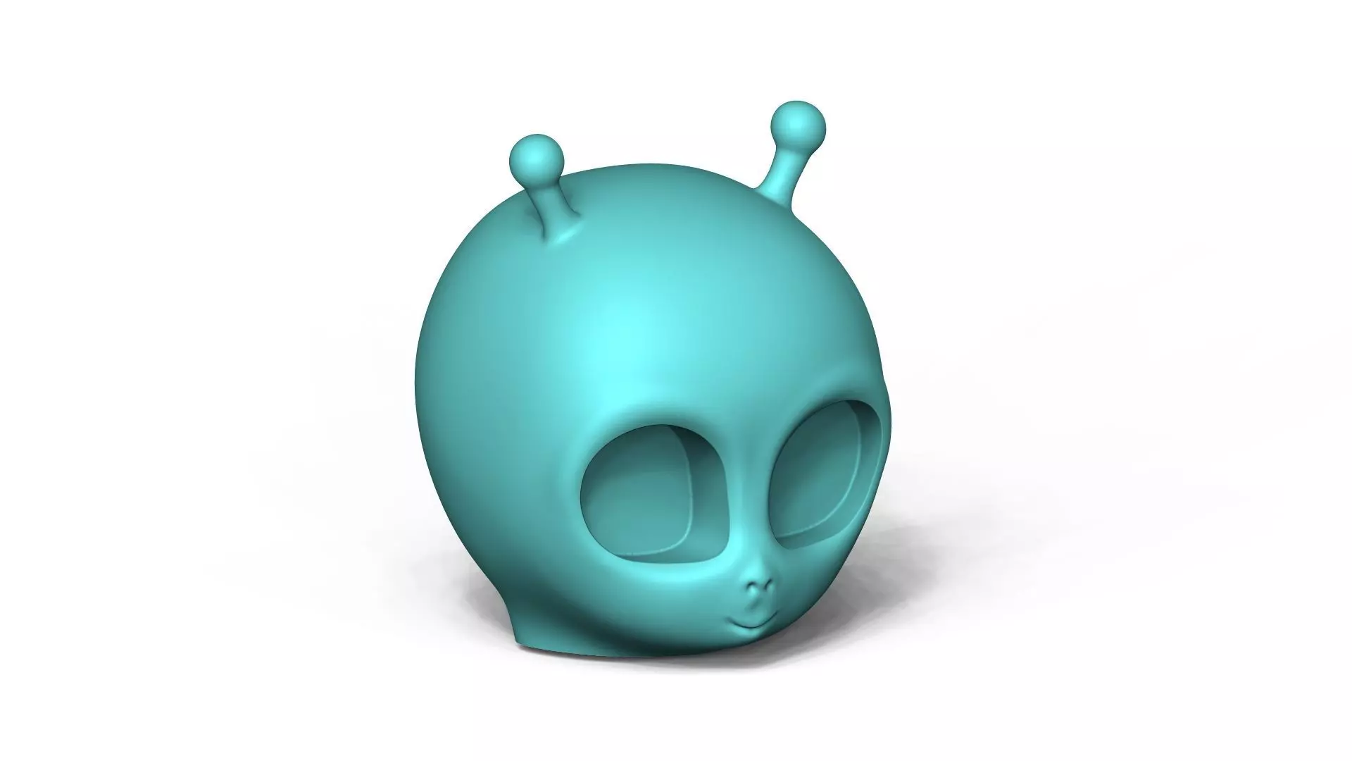 Cute Alien Miniature - Funny Gift Chibi 3D print model_18