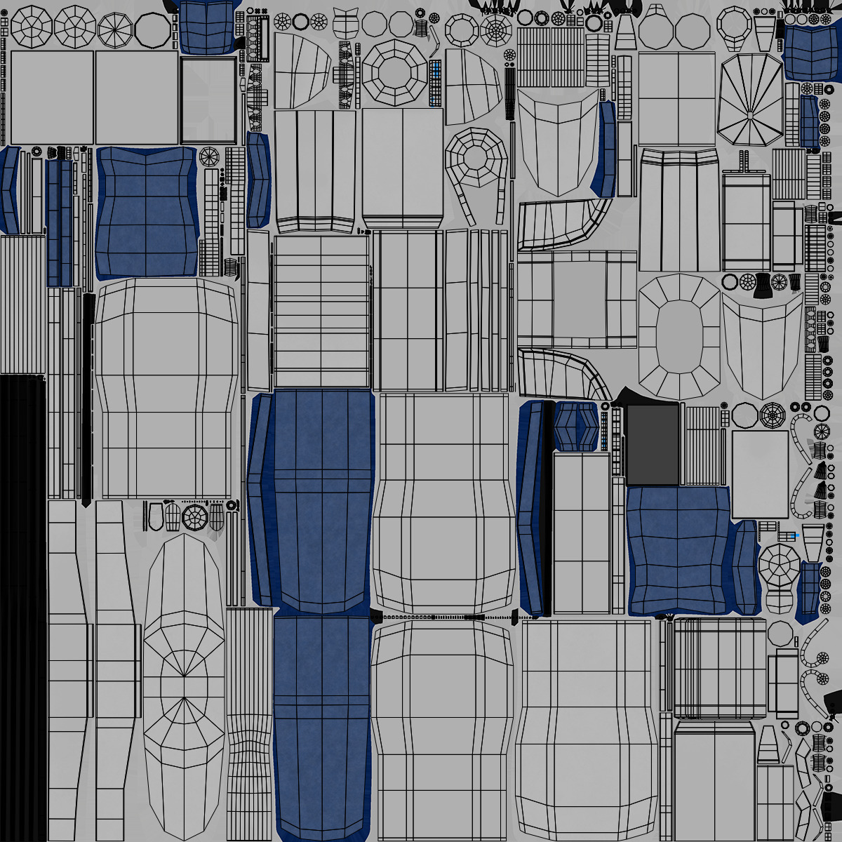 Dentist Chair 3D model_13