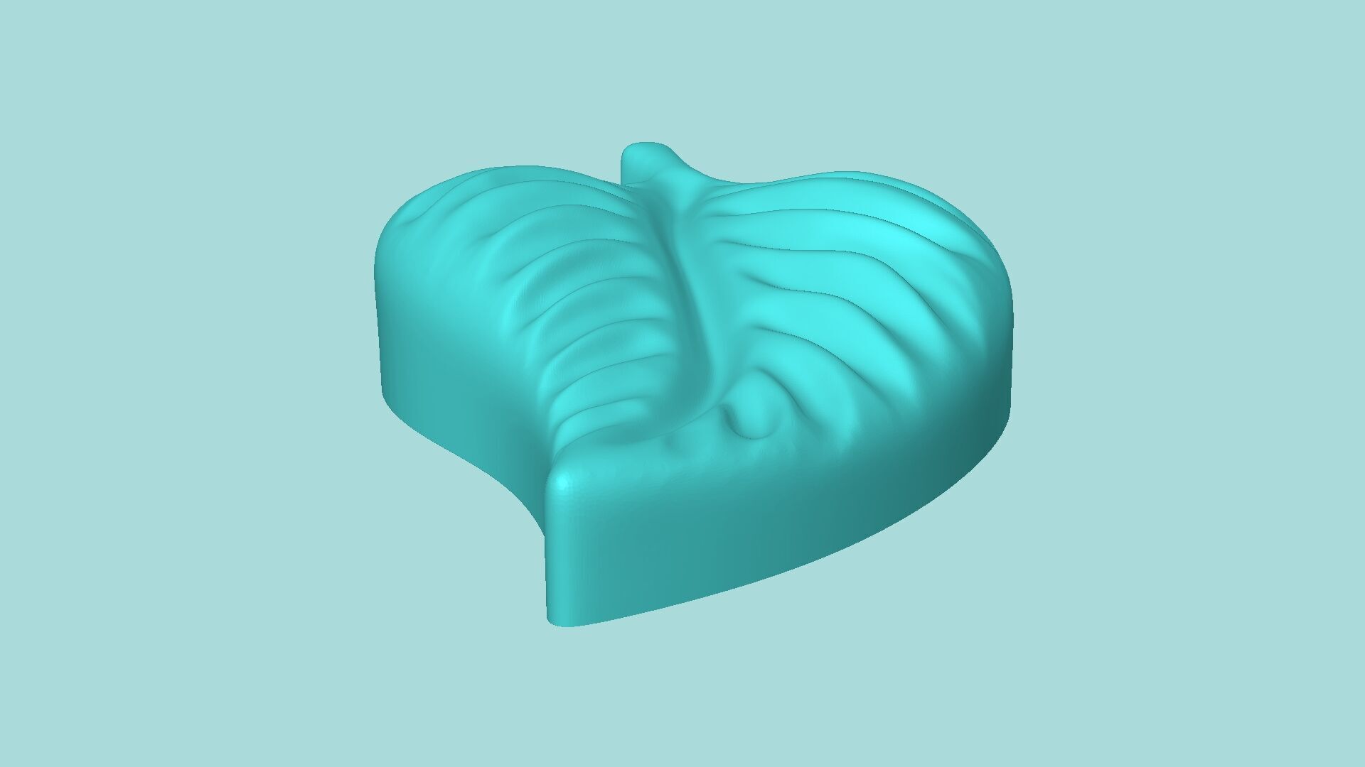 Pepper Leaf - Ficus Silicone Mold Maker - Template 3D print model_5