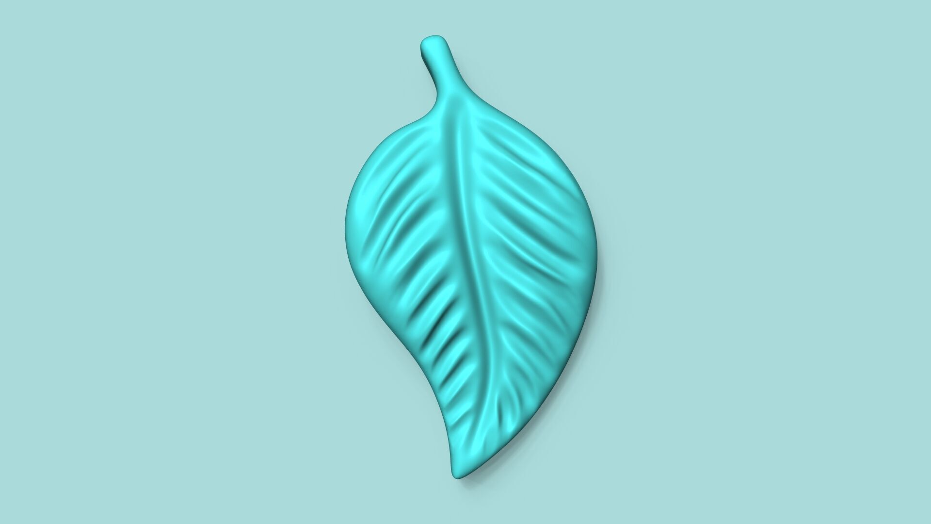 Pepper Leaf - Ficus Silicone Mold Maker - Template 3D print model_2