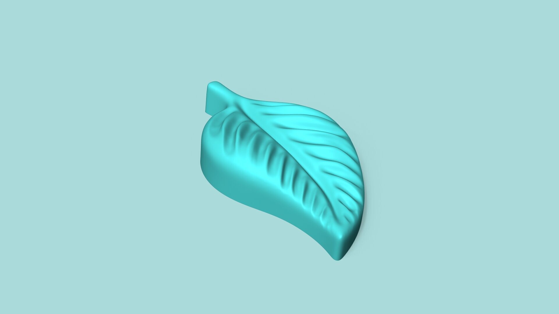 Pepper Leaf - Ficus Silicone Mold Maker - Template 3D print model_3