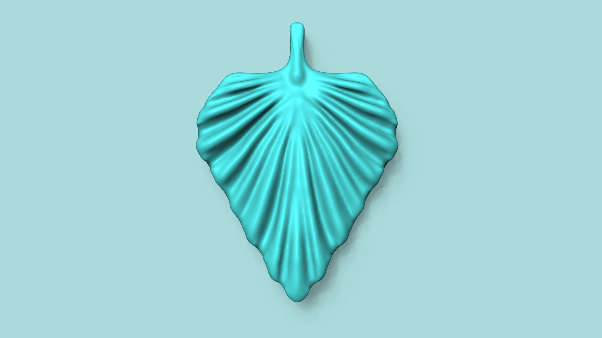 Begonia Violet Leaf - Silicone Mold Maker - Template 3D print model_2