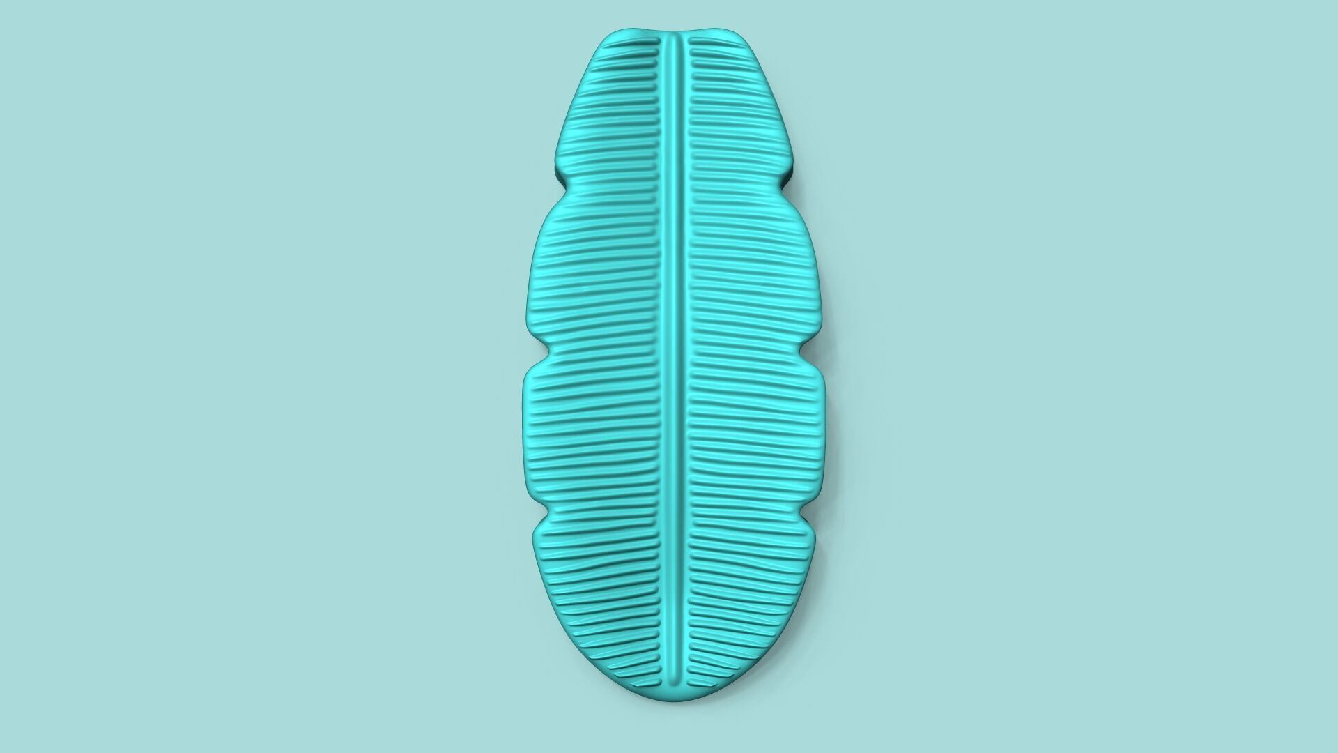 Banana Leaf - Silicone Mold Maker - Template 3D print model_2