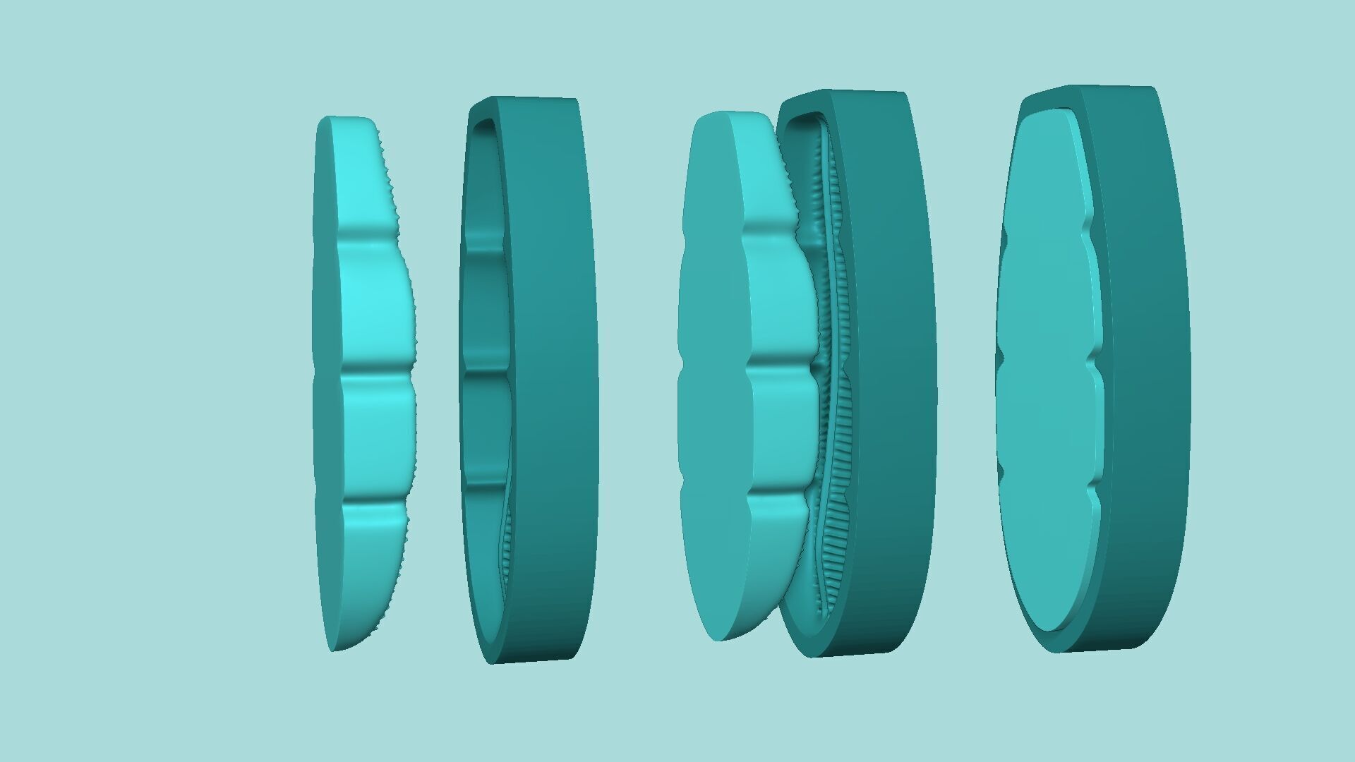 Banana Leaf - Silicone Mold Maker - Template 3D print model_8