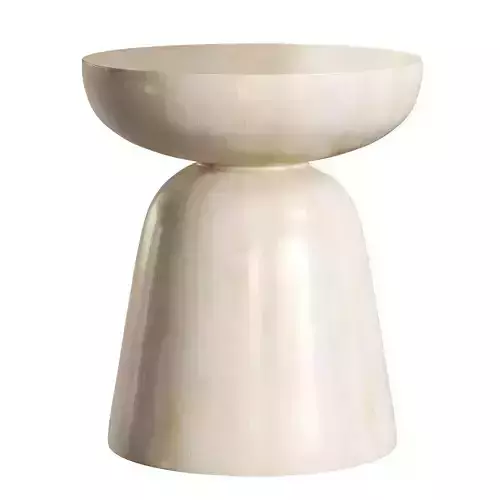 Rosso Side Table  Carrara Low-poly 3D model