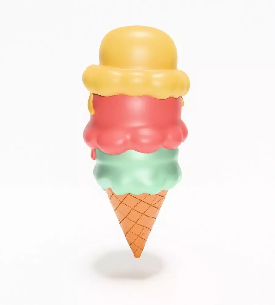 SpongeBob SquarePants Patrick and Squidward Ice Cream toy 3D print model_11