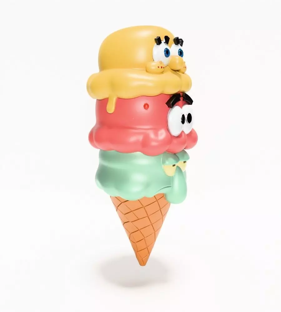 SpongeBob SquarePants Patrick and Squidward Ice Cream toy 3D print model_19