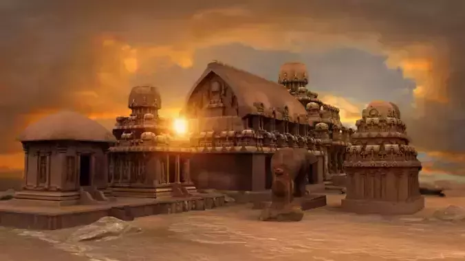 Mamallapuram Pancharatha temple